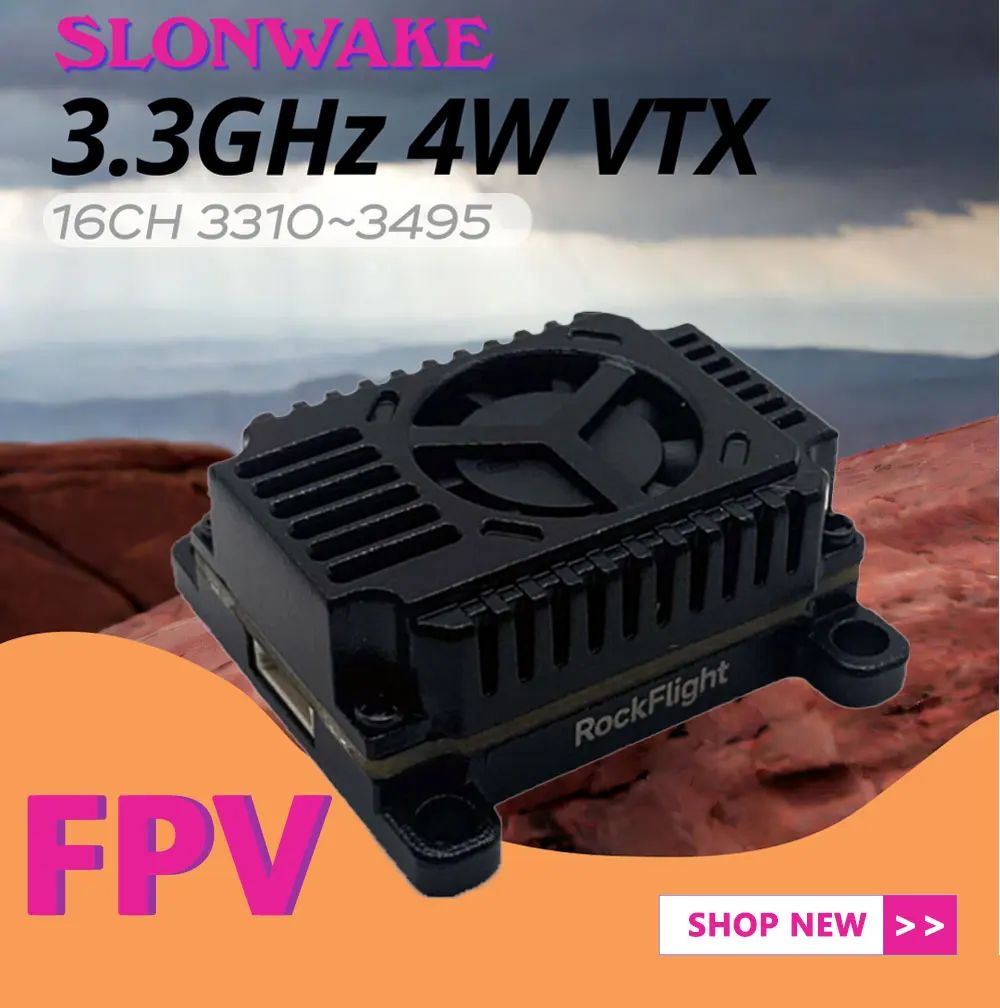 SLONWAKE FPV 3.3G 16CH 4000mW  - Drone Transmitter review and price