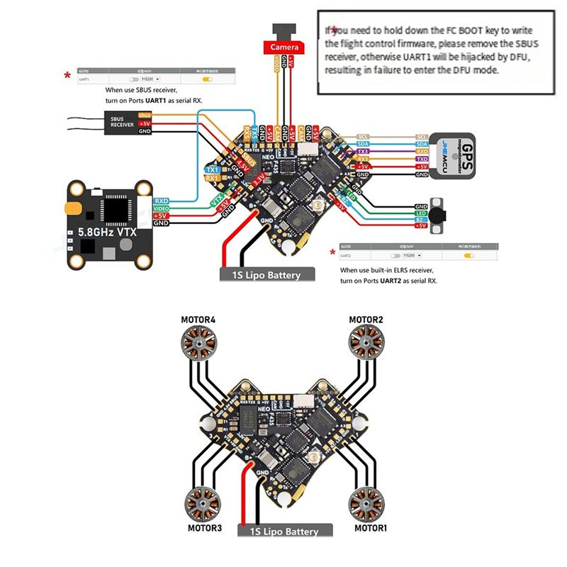 FBIL-F435 NEO 1S AIO Flight Co - Drone Flight Controller review and price