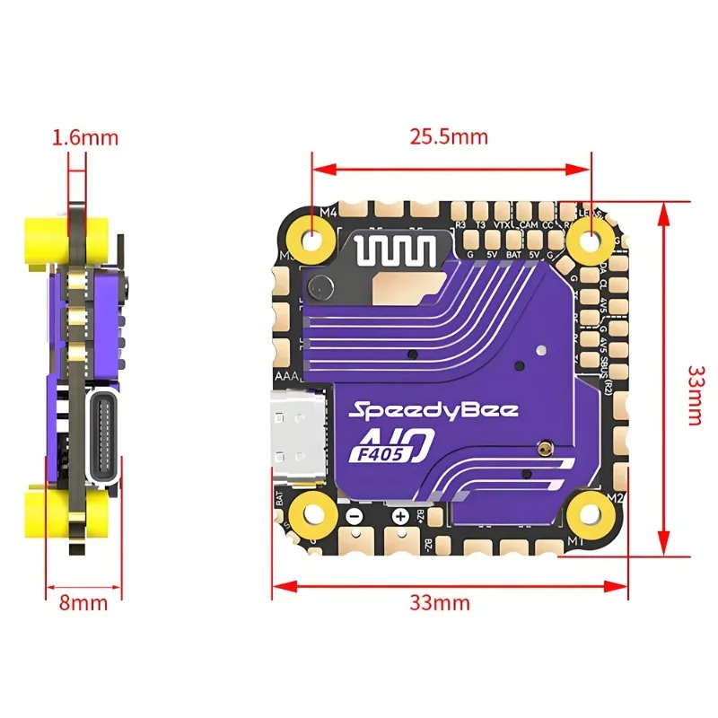 SpeedyBee F405 AIO Flight Cont - Drone Flight Controller review and price