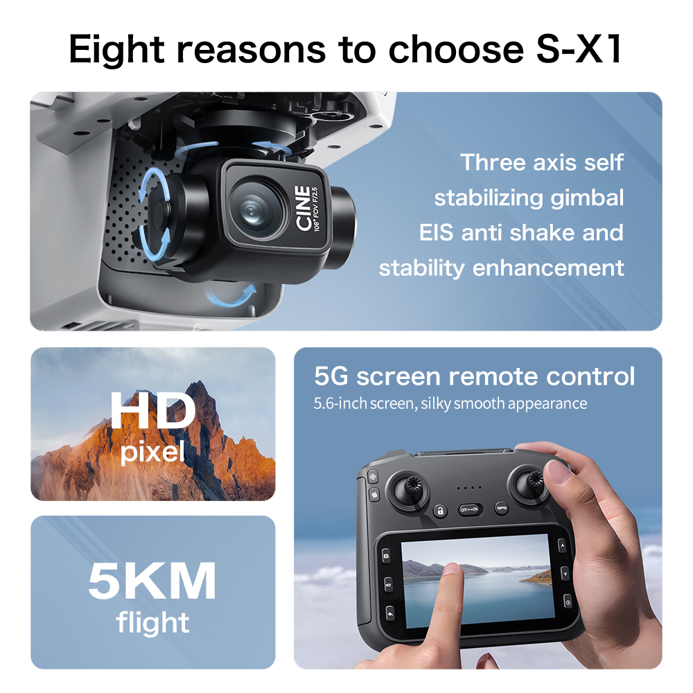 Lenovo S-X1 MAX GPS Drone 3-Ax - Drone Gps Mount review and price